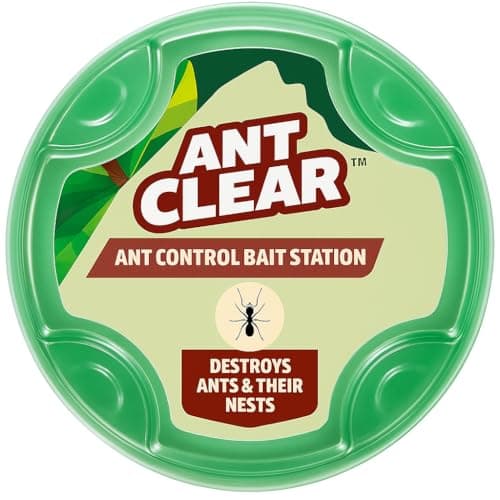 Image of AntClear Home Defence Ant Stop! Bait Stations | 2pk Indoor & Outdoor Ant Killer Traps | Destroys Ants & Their Nests | Powerful Colony Control | For Kitchen, Garden, Home | No Mess | Easy to Use