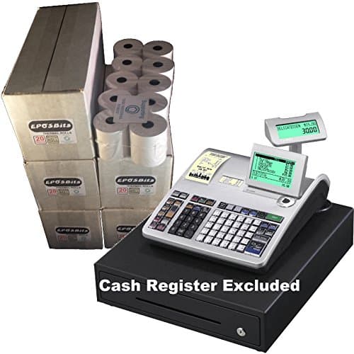 Image of EPOSBITS® Brand Rolls to Fit Casio SE-S3000 SES3000 SES SE S S3000 3000 Cash Register - 100 Rolls