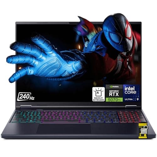 Image of acer Predator Helios Neo 16S AI Gaming Laptop 16" 2560x1600 OLED 240Hz (100% DCI-P3) Intel 24-core Ultra 9 275HX 32GB DDR5 1TB SSD GeForce RTX 5070 Ti GDDR7 DLSS4 (Up to 992 AI Tops) Win11 ICP Hub