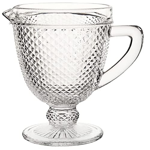 Image of Dante Jug 65oz / 1.85ltr - Diamond Cut-Glass Style Water Jug Cocktail Jug