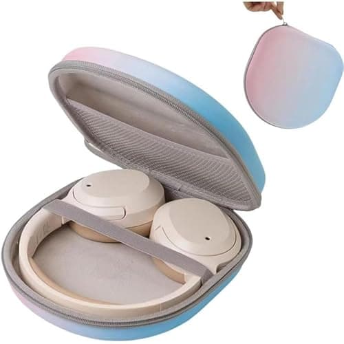 Image of Taoricen Protective Bag Compatible with Edifier W820NB, JBL Tune 670 NC/770 NC/710 BT Headphones, Headphone Accessories Hardshell Storage Bag, Travel Case (Gradient)