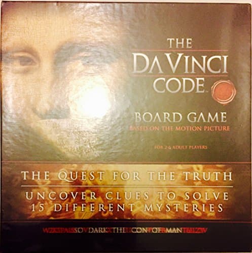 Image of Rose Art The Da Vinci Code Board Game: Mystery, 2-6 Players, Adult