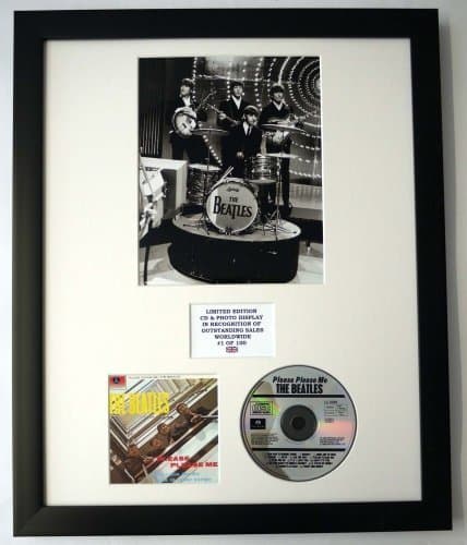 Image of THE BEATLES/PHOTO & CD DISPLAY LTD. EDITION OF THE ALBUM PLEASE PLEASE ME