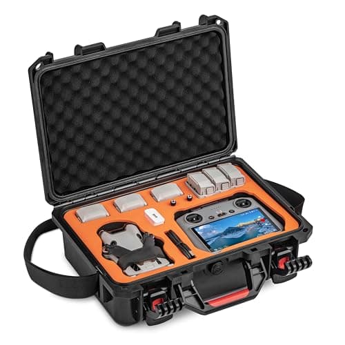 Image of STARTRC Mini 4 Pro Waterproof Hard Case - Secure Carrying Bag for DJI Mini 4 Pro Fly More Combo Drone Accessories - Sturdy and Water-Resistant Storage for DJI RC 2/RC-N2
