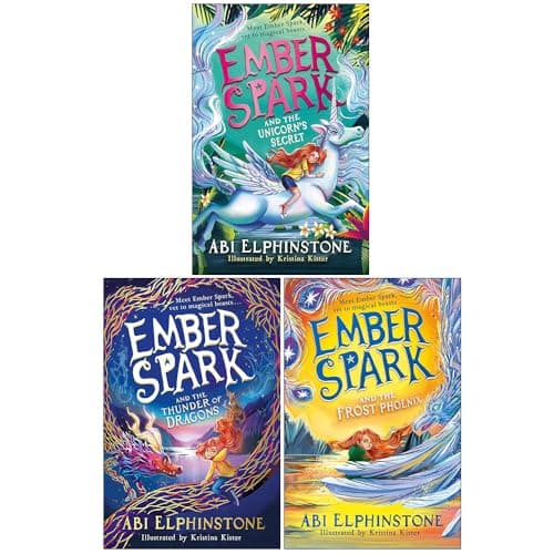 Image of Ember Spark Series 3 Books Collection Set By Abi Elphinstone (Ember Spark and the Unicorn's Secret, Ember Spark and the Thunder of Dragons & Ember Spark and the Frost Phoenix)
