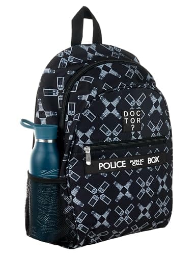 Image of DOCTOR WHO Backpack - Official TARDIS and Dalek Dr Who Bag Gifts & Merchandise for Fans