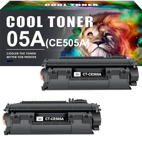 Image of Cool Toner 2 Pack Black Toner Cartridge Replacement for HP 05A CE505A 05X CE505X LaserJet P2030 P2035 P2035N P2050 P2055 P2055D P2055DN P2055X