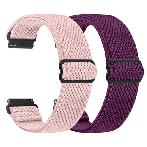 Image of TumpCez - Quick Release Elastic Nylon Watch Straps - Watch Lug Width- 16mm 18mm 19mm 20mm 22mm 24mm Watch Straps -Choose Colour & Width