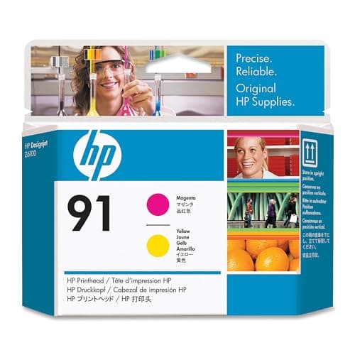 Image of HP 91 Magenta and Yellow DesignJet Printhead (C9461A)
