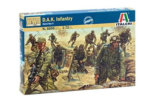 Image of ITALERI - I6099 - Model - Figurine - Afrika Korps Infantry - Scale 1:72