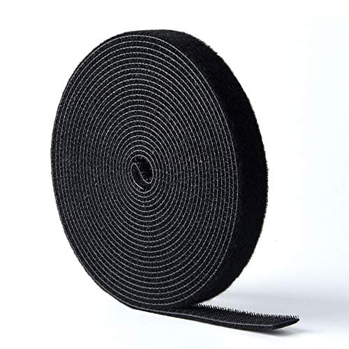Image of KUUQA Fastening Tape Hook and Loop Cable Ties Reusable Self Adhesve Straps for Cable Organization 6M*2CM