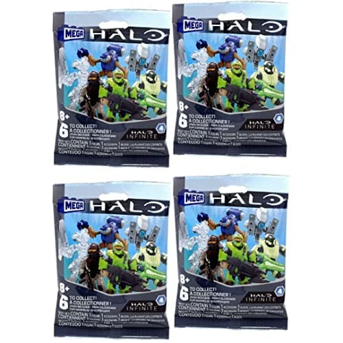 Image of Mega Construx Halo Infinite Series 4 Mini Figures Blind Bags (Pack of 4)
