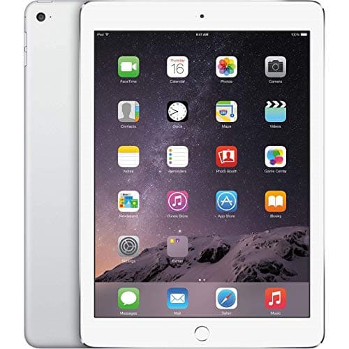 Image of Apple iPad Air 2 16GB Wi-Fi + Cellular - Silver - Unlocked (Renewed)