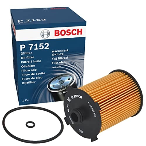 Image of Bosch P7152 Car Oil Filter - Separates Soot and Metal Particles from Engine Oil - Provides Reliable Engine Lubrication
