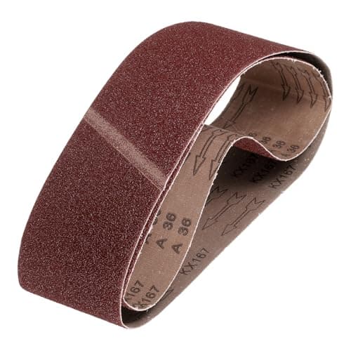 Image of sourcing map 152mm x 1220mm Sanding Belts, 2 Pcs 36 Grits Aluminum Oxide Abrasive Belt Sander File Belt for Woodworking, Metal Polishing, Knife Sharpener