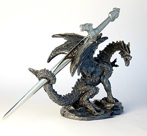 Image of Stock4u Dragon Ornament with Sword Letter Opener, 10 cm