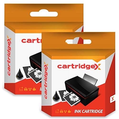 Image of Cartridgex 2 x Black Remanufactured Ink Cartridge Replacement for HP 338 Officejet 100 Mobile C8765E
