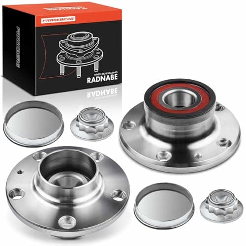 Image of Frankberg 2x Wheel Bearing Hub Rear Compatible with A1 8X1 8XK 2010-2018 Ibiza Mk III 6L1 2002-2009 Fabia I 6Y2 1999-2008 Fox 5Z1 5Z3 5Z4 2005-2011 Polo 9N_ 2001-2009 Replace# VKBA3567 6Q0598611