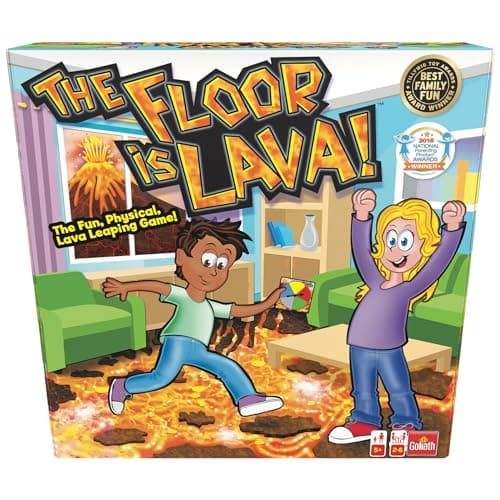 Image of Goliath The Floor is Lava! – The Fun, Physical, Lava Leaping Game | Kids Party Game | 2–6 Players | Ages 5+