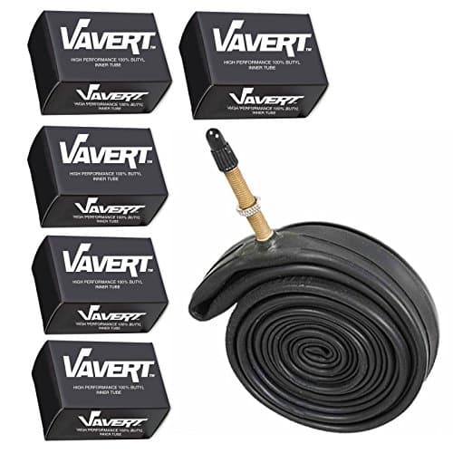 Image of Vavert 26" x 1.75-2.1 Mountain Bike Inner Tubes - Presta Valve (Pack of 5)