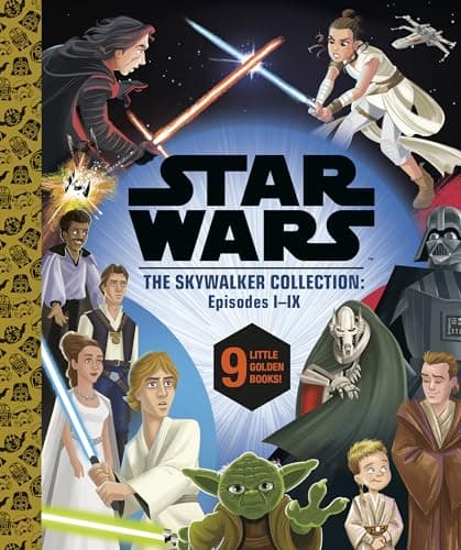Image of Star Wars Episodes I - IX: A Little Golden Book Collection (Star Wars)