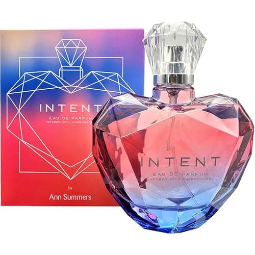 Image of Ann Summers Intent Pheromone Perfume for Women (100ml Eau de Parfum) – Floral, Fruity Fragrance to Enhance Attraction – Citrus & Musk Notes, Heart-Shaped Bottle – Genuine Ann Summers Womens Perfume
