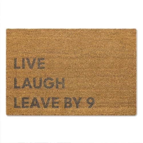 Image of A1 Graphics Ltd Live Laugh Leave By 9 Brush Door Mat Front Door Mat Funny Doormat First Home Couples Gift