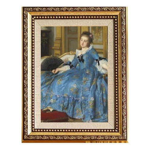 Image of 5x7 Inch Vintage Picture Frame Antique Gold - 7x5 Retro Ornate Gold Photo Frame with Stand Free-standing Horizontally & Vertically for Home Office Desk Tabletop Display 12.7 x 17.8 cm