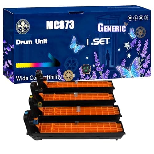 Image of MC873 Drum Unit Compatible for Okidata OKI MC853 MC873 MC853dn MC873dn MC853dnct MC873dnct MC853dny MC873dny Printers, Black High Yield 30000 Pages Printer Accessories (4-Pack BK/C/M/Y)