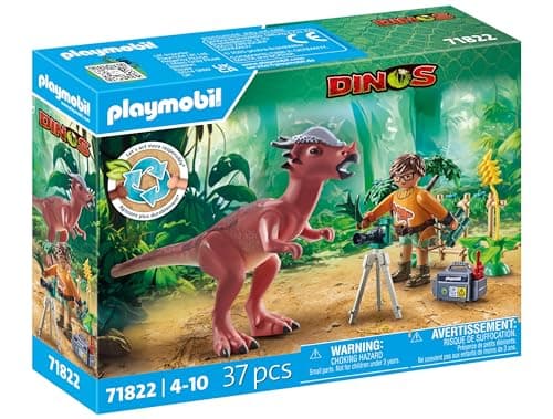 Image of Playmobil | Dinos | Stygimoloch Observation | Dino Playset | Adventure Toy for Kids Aged 4+ | 71822