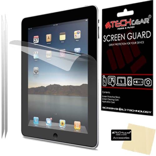 Image of TECHGEAR [2 Pack] Anti Glare Screen Protectors for iPad 4, iPad 3 & iPad 2 - Matte Lcd Screen Protectors Compatible with Apple iPad 4, iPad 3, & iPad 2