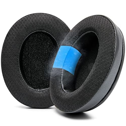 Image of WC Freeze for Arctis Nova - Hybrid Fabric Cooling Gel Replacement Earpads for Arctis Nova Pro Wired, Nova 7, 5, 4, 3, 1 - Made by Wicked Cushions (Does Not Fit Nova Pro Wireless) | Black