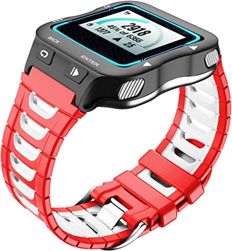 Image of Shieranlee Strap Compatible with Garmin Forerunner 920XT Strap, Silicone Watch Strap Compatible with Forerunner 920XT - Fitness Tracker Band with Clasp