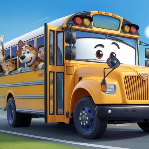 Image of Wheels on the bus (with animal sounds)