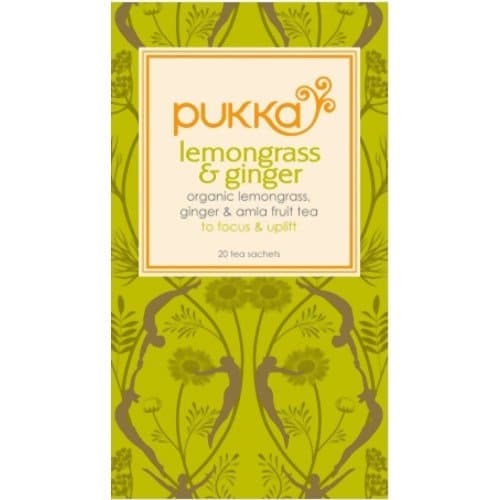 Image of Pukka Herbs Ltd. - Lemongrass & Ginger Tea 20 sachets