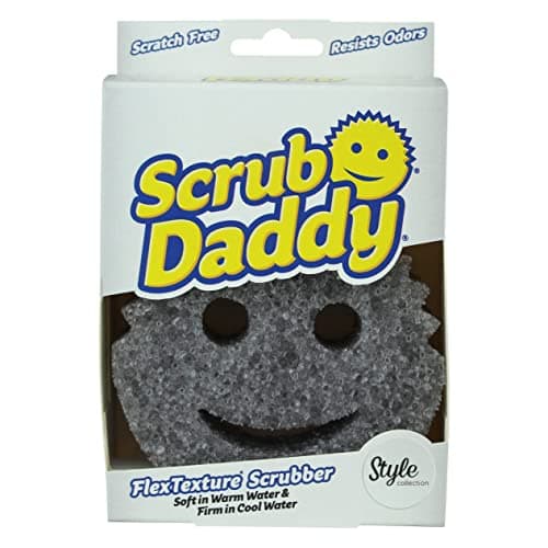 Image of Scrub Daddy Style Dish Sponge, Kitchen Sponges for Cleaning & Dishwashing, Washing Up Sponges Multipack, Non Scratch Sponge Scourers with FlexTexture, Bathroom & Kitchen Scrubber, Grey