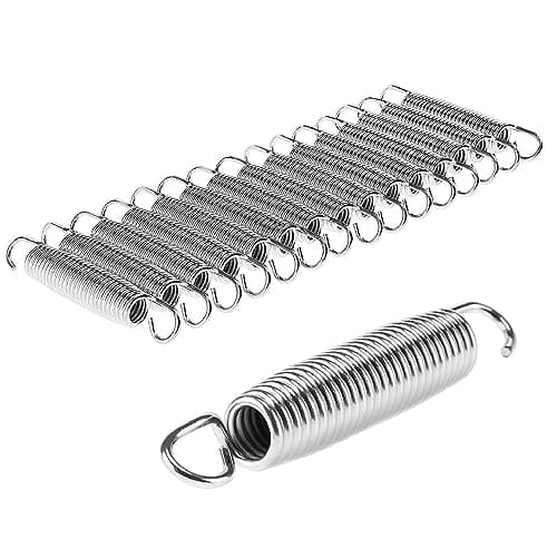 Image of Supernic 45PCS Trampoline Spring for 8ft 10ft 12ft 14ft 15ft 16ft Trampoline 5.5" Tension Springs, Heavy-Duty Galvanised Steel Spring Replacement, Metal Rust Resistant Fitness Trampoline Springs