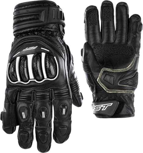 Image of RST Tractech Evo 4 Short CE Mens Black Motorcycle Glove S