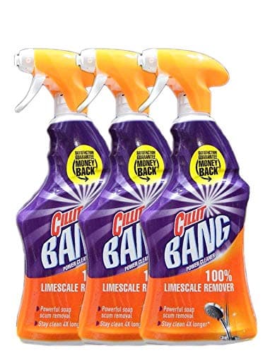 Image of Cillit Bang Limescale & Dirt Remover Spray | Pack of 3 | 750ml Each | Removes Limescale, Grime & Dirt