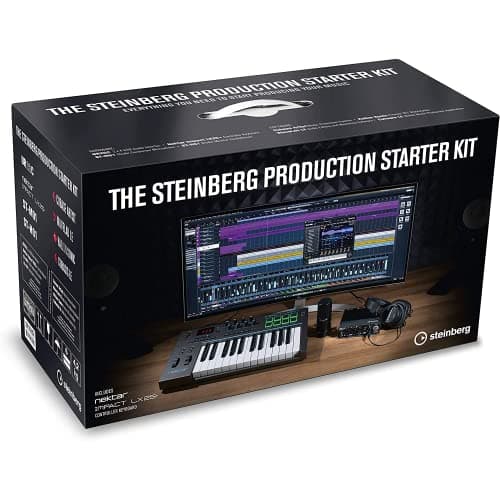 Image of Steinberg Production Starter Kit with UR22C USB 3.0 Audio Interface, Microphone and Headphones, Nektar Impact LX25+ Controller Keyboard, Cubase Artist, HALion Sonic, WaveLab LE, Cubasis LE