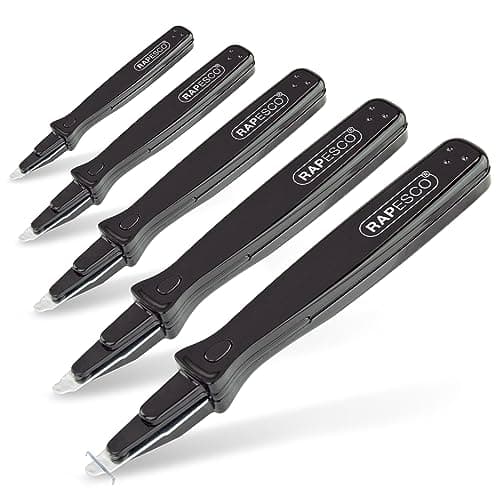 Image of Rapesco 1737 Business Pack: Office Staple Remover Model 101, Black, Pack of 5