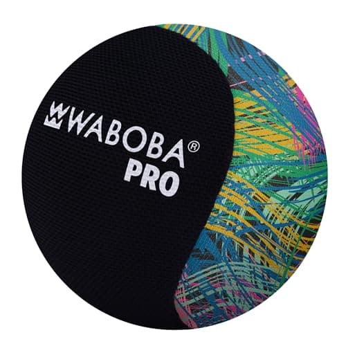 Image of Waboba Pro Water Bouncing Ball – High Performance Ball That Skips & Bounces on Water, Durable Outdoor Pool, Lake & Beach Toy for Teens & Adults - Colorful Lines