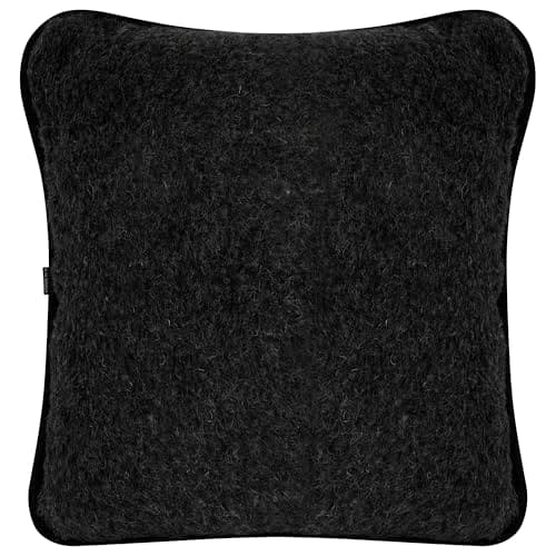 Image of Simply Sheepskin Merino Wool Pillow – 100% Natural Merino Wool, Breathable & Temperature Regulating – Soft, Comfortable & Supportive - Black - 45 x 45 x 20 cm