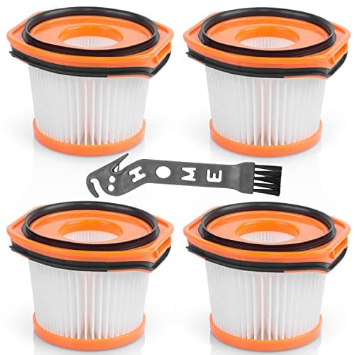 Image of Jollsung 4Pack WV361UK Handheld Filters for Shark WandVac System 2-in-1 Cordless Vacuum Cleaner WV361GDUK WV361PLUK WV361RGUK WV361BLUK WV362UKT WV362RGUKT WV362BLUKT