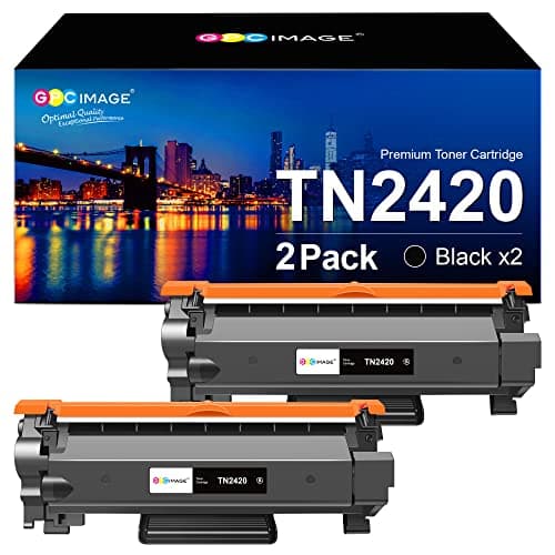 Image of GPC Image TN2420 TN-2420 Compatible Toner Cartridges for Brother TN2410 TN-2410 for DCP-L2510D L2530DW L2550DN HL-L2310D L2350DW L2357DW L2370DN L2375DW MFC-L2710DN L2710DW L2730DW L2750D(2 Black)