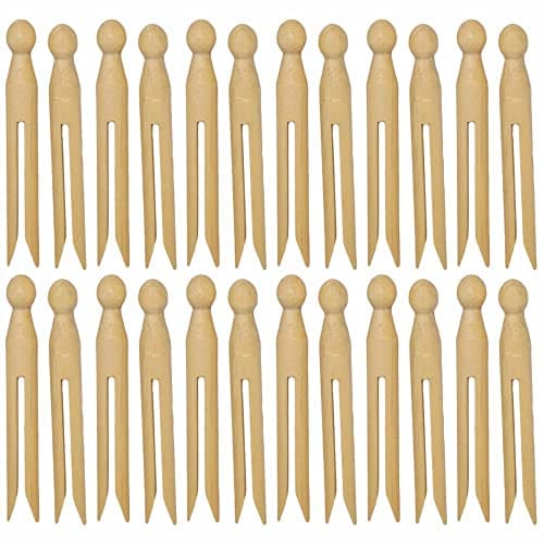Image of SupaHome Wooden Dolly Pegs Pack of 24