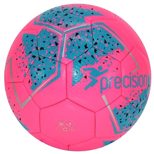 Image of Precision Unisex Precision Fusion Mini Size 1 Training Ball, White, One Size UK