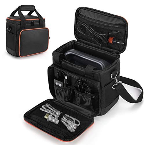 Image of Trunab Travel Carrying Bag Compatible with Jackery Portable Power Station Explorer 160/240/300, Storage Case with Waterproof Bottom and Front Pockets for Charging Cable and Accessories
