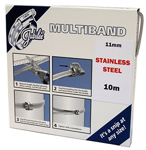 Image of TIMCO Jubilee Multiband Banding Stainless Steel Dispenser - 10m x 11mm