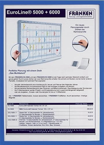 Image of Document Holder X-tra!Line DIN A3 Magnetic Blue 1 Piece